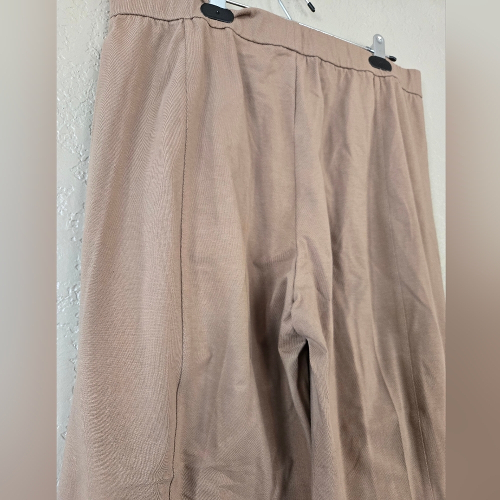Eileen Fisher Tan Pants, Organic Cotton, Large - Picture 4 of 8